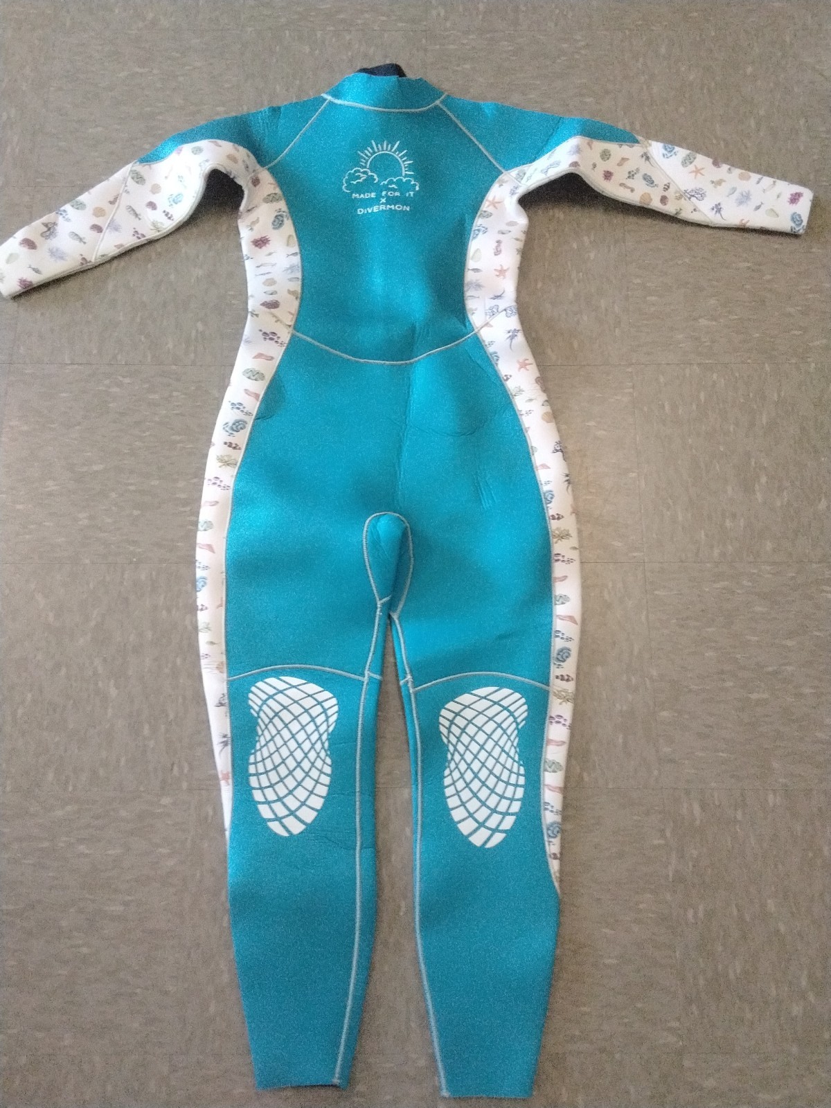 Divermon Teal Steamer 4mm Wetsuit