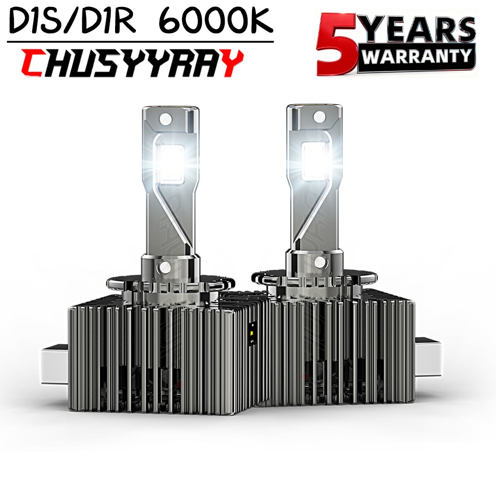 D1S D1R LED Headlight Bulbs 80000LM 6500K Super White HID Xenon Conversion Kit D