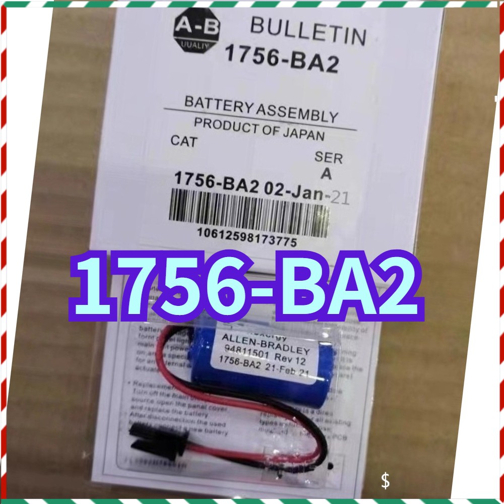 New 1756-BA2 3V Battery Assembly for Allen Bradley PLC 1PCS