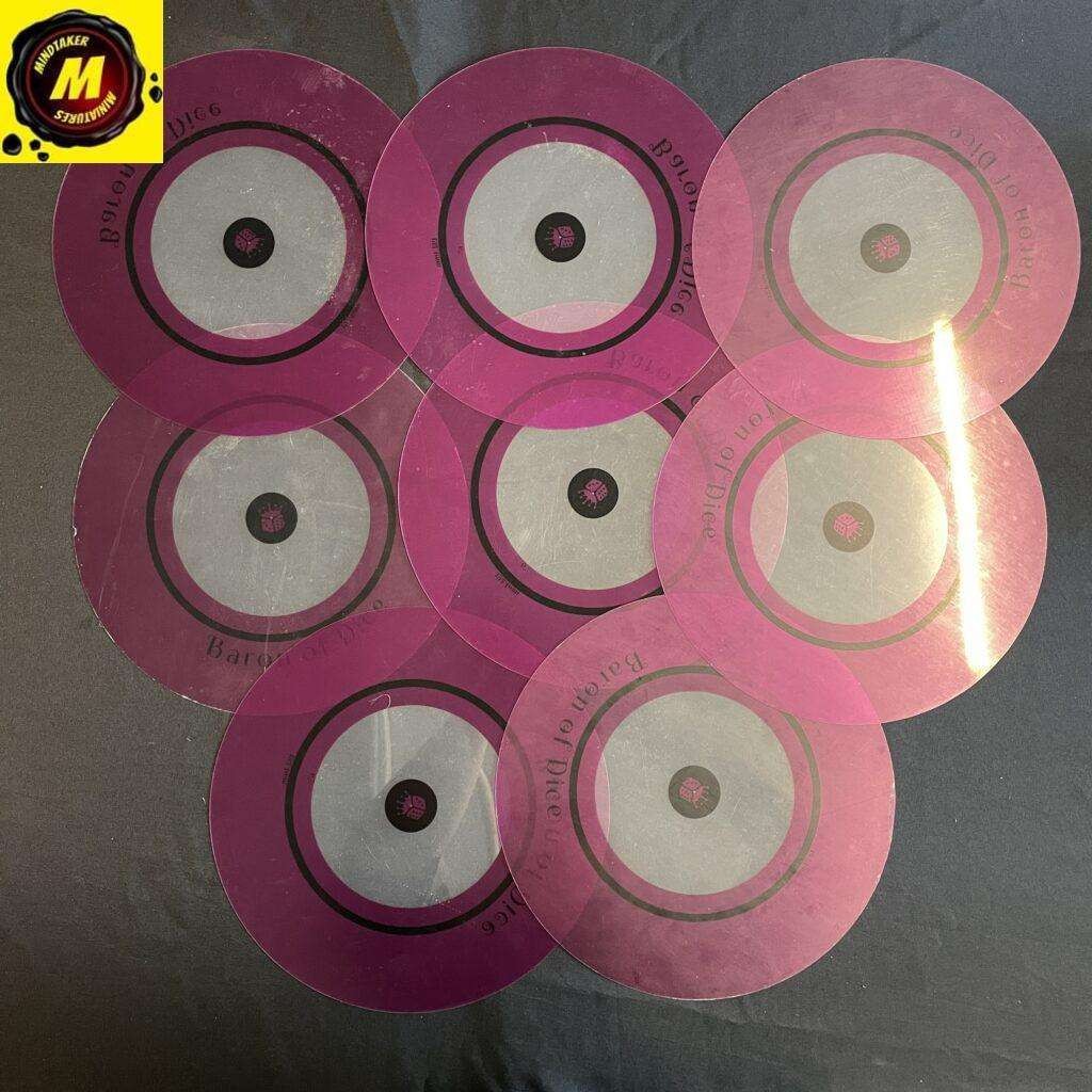 Baron of Dice Objective Markers - Purple (x8) - #171965 - Accessories