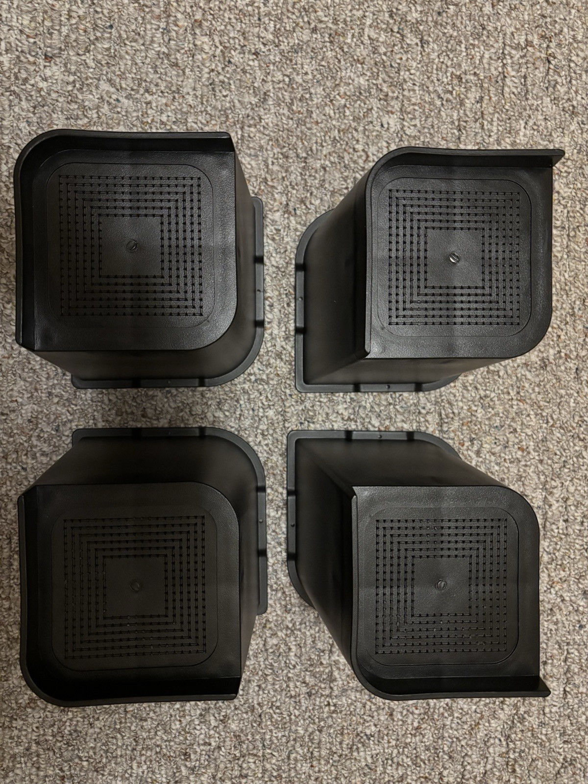 Bed Risers/Furniture Risers, Set Of 4, 8 Inch (Sold As A Set Of 4)