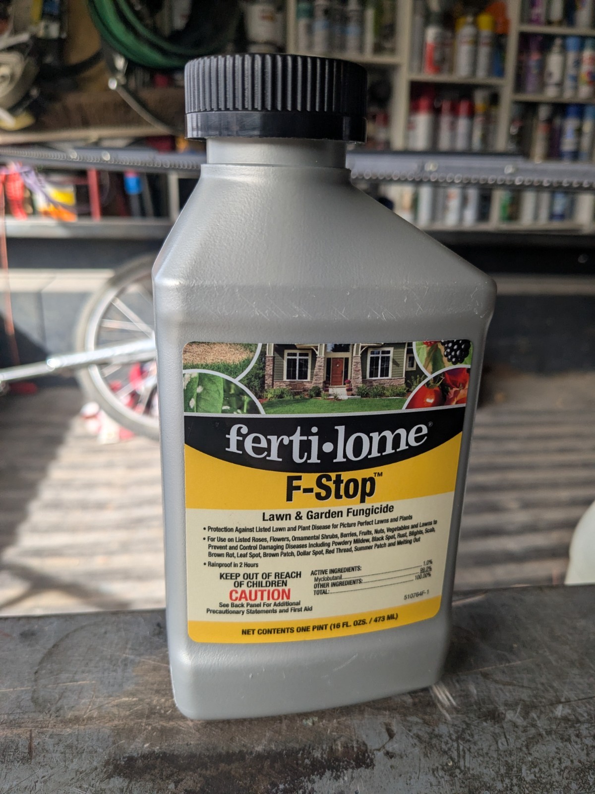 Fertilome F-Stop Lawn & Garden Fungicide 16 oz myclobutanil FStop F Stop 10764