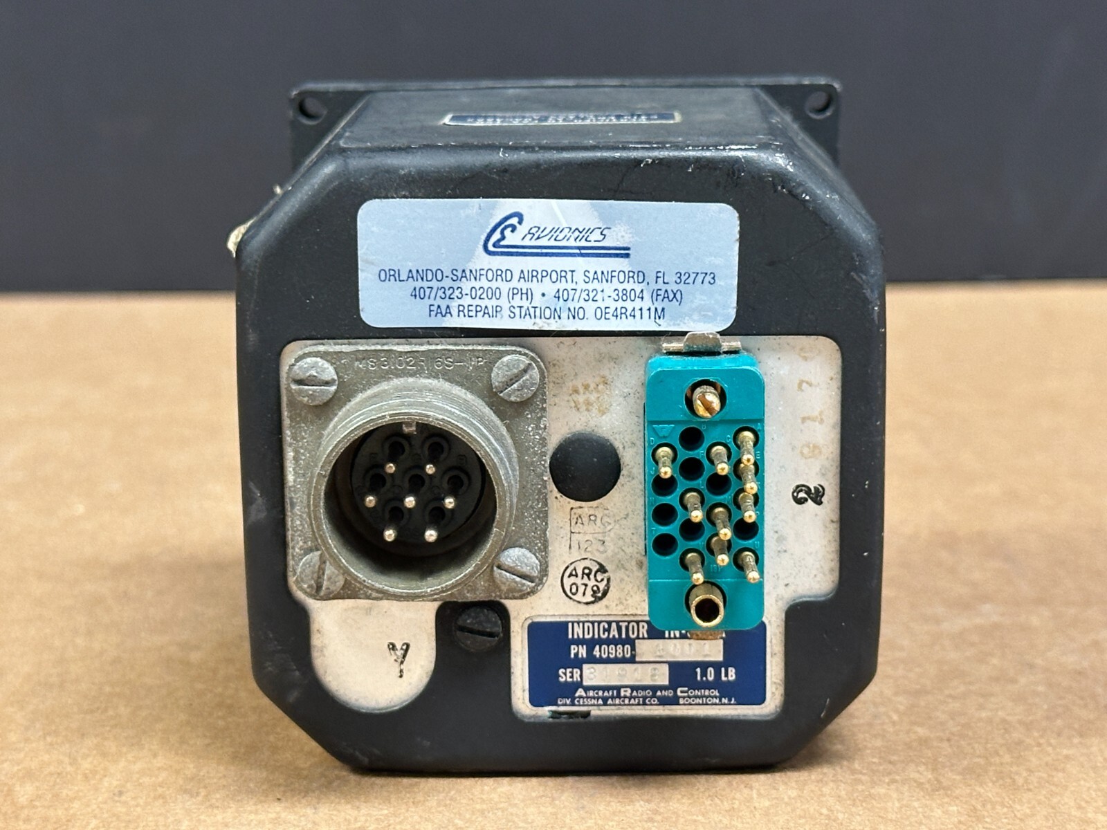 ADF Indicator P/N 40980-1001 As Removed