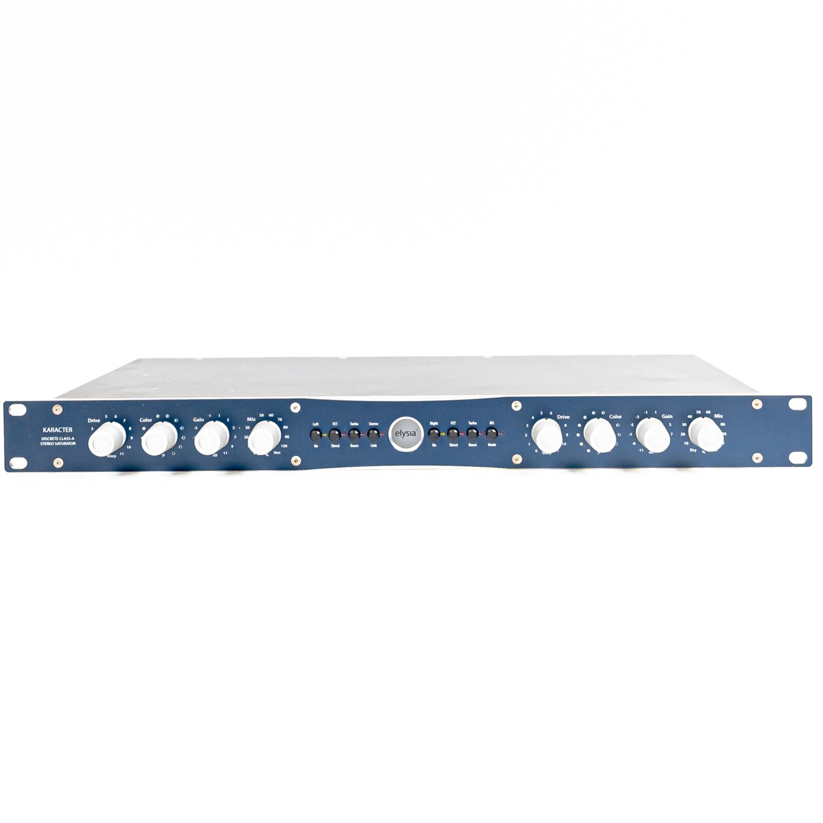 Elysia Karacter Stereo Saturator – Discrete Class A 1U Rack Unit