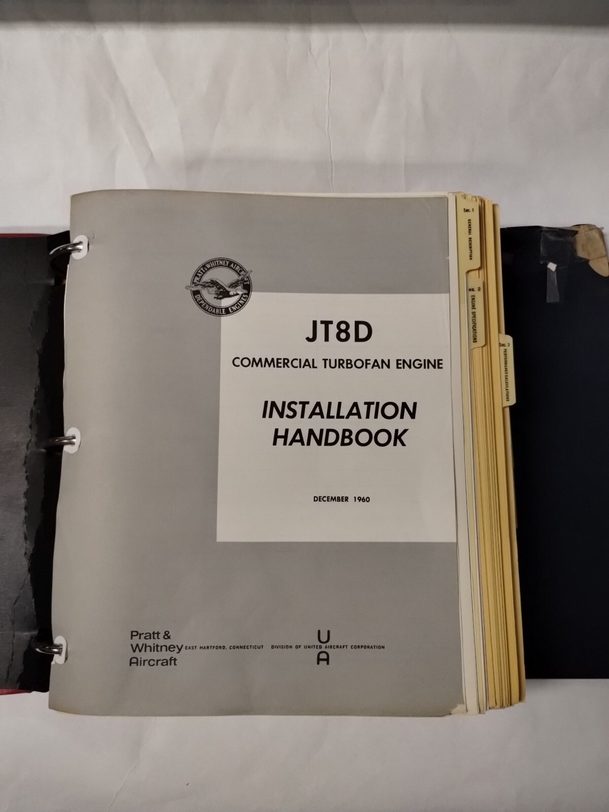 Pratt & Whitney JT8D Commercial Turbofan Engine Installation Handbook-Original