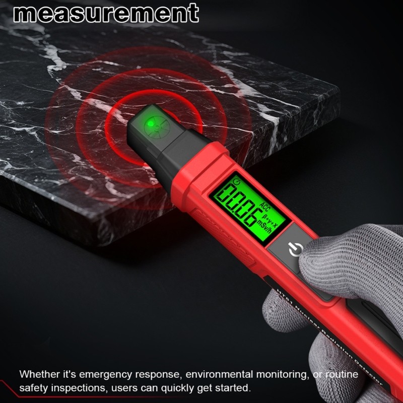 Radiation Detection Instrument Handheld Geigers Counter Pocket Size Easy To Car