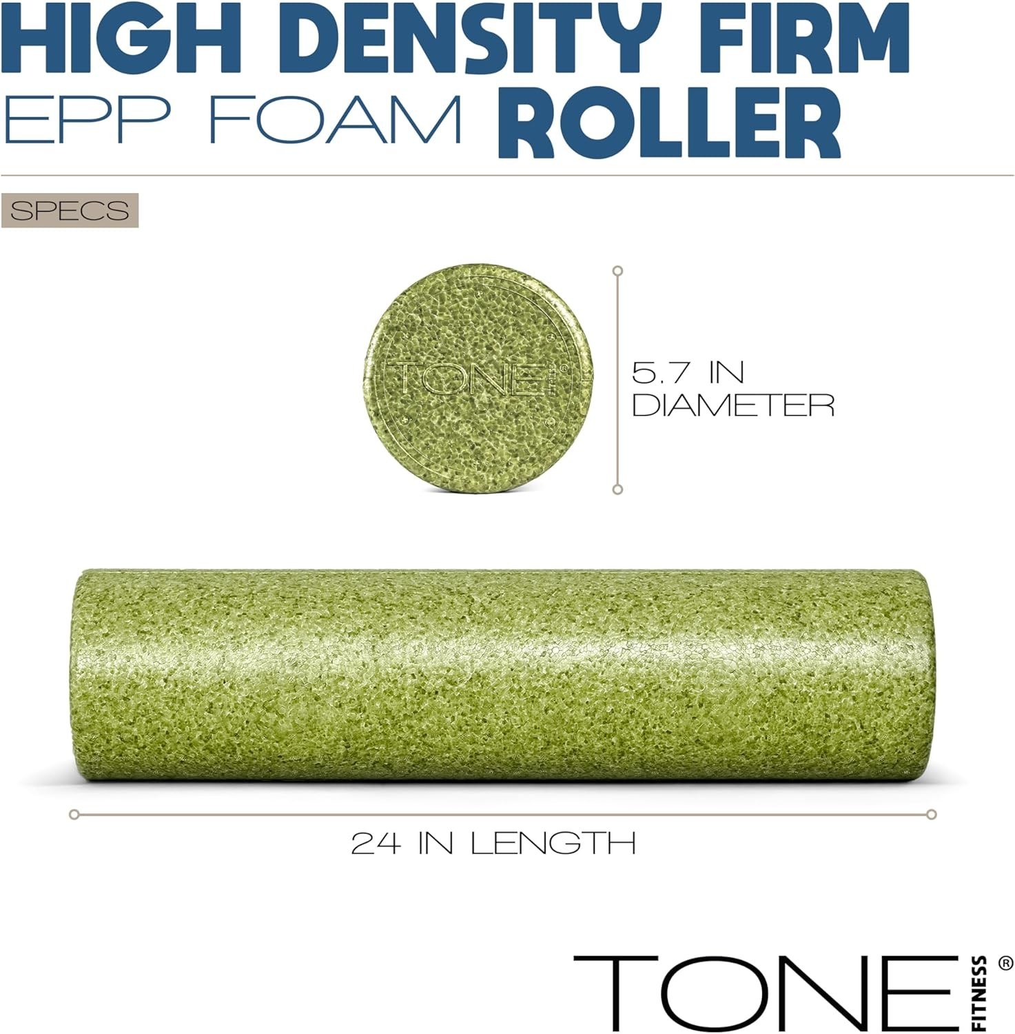 High Density EPP Foam Exercise Foam Roller for Yoga, Pilates, Stretching, Mas...