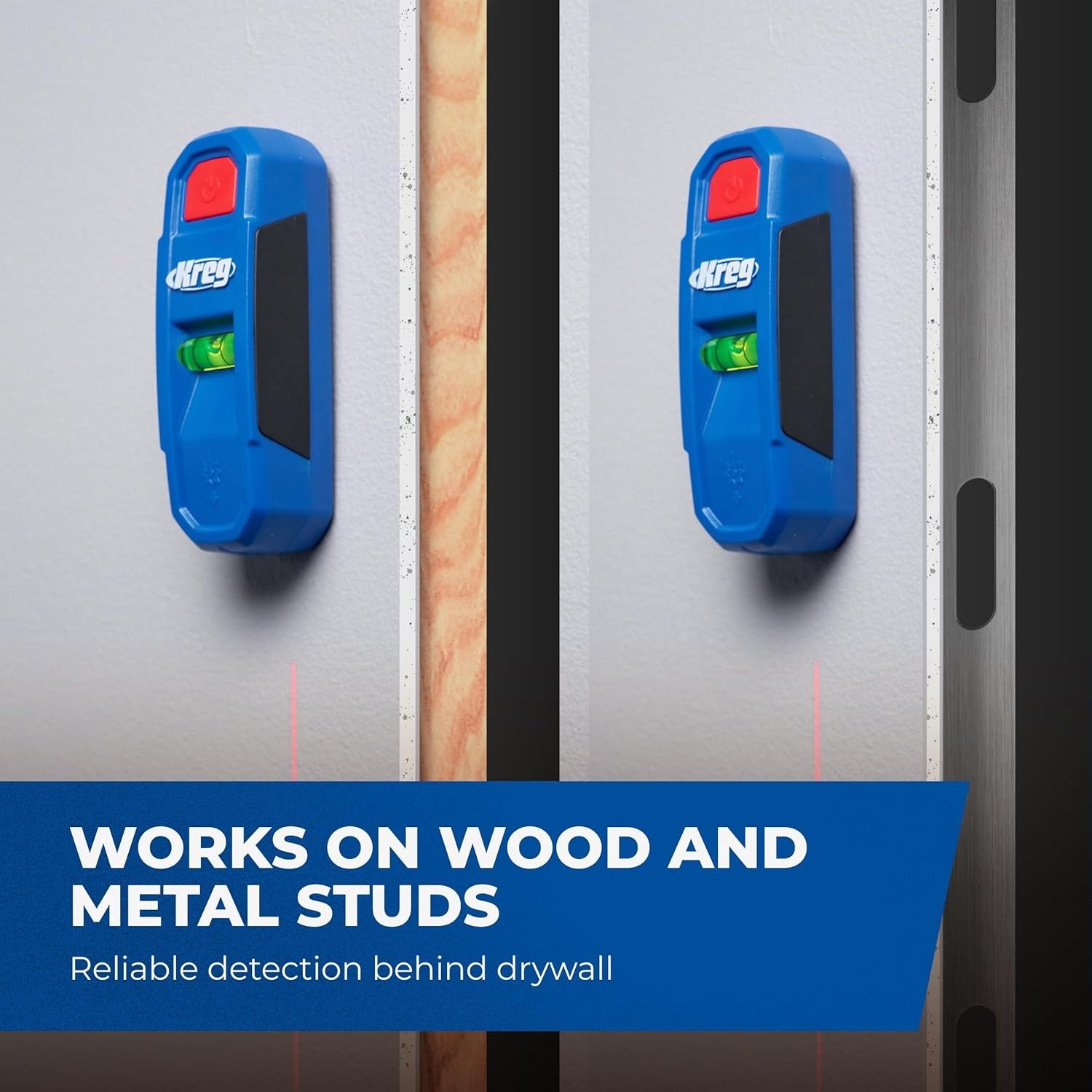 Laser-Mark Magnetic Stud Finder Tool for Effortless Home Projects
