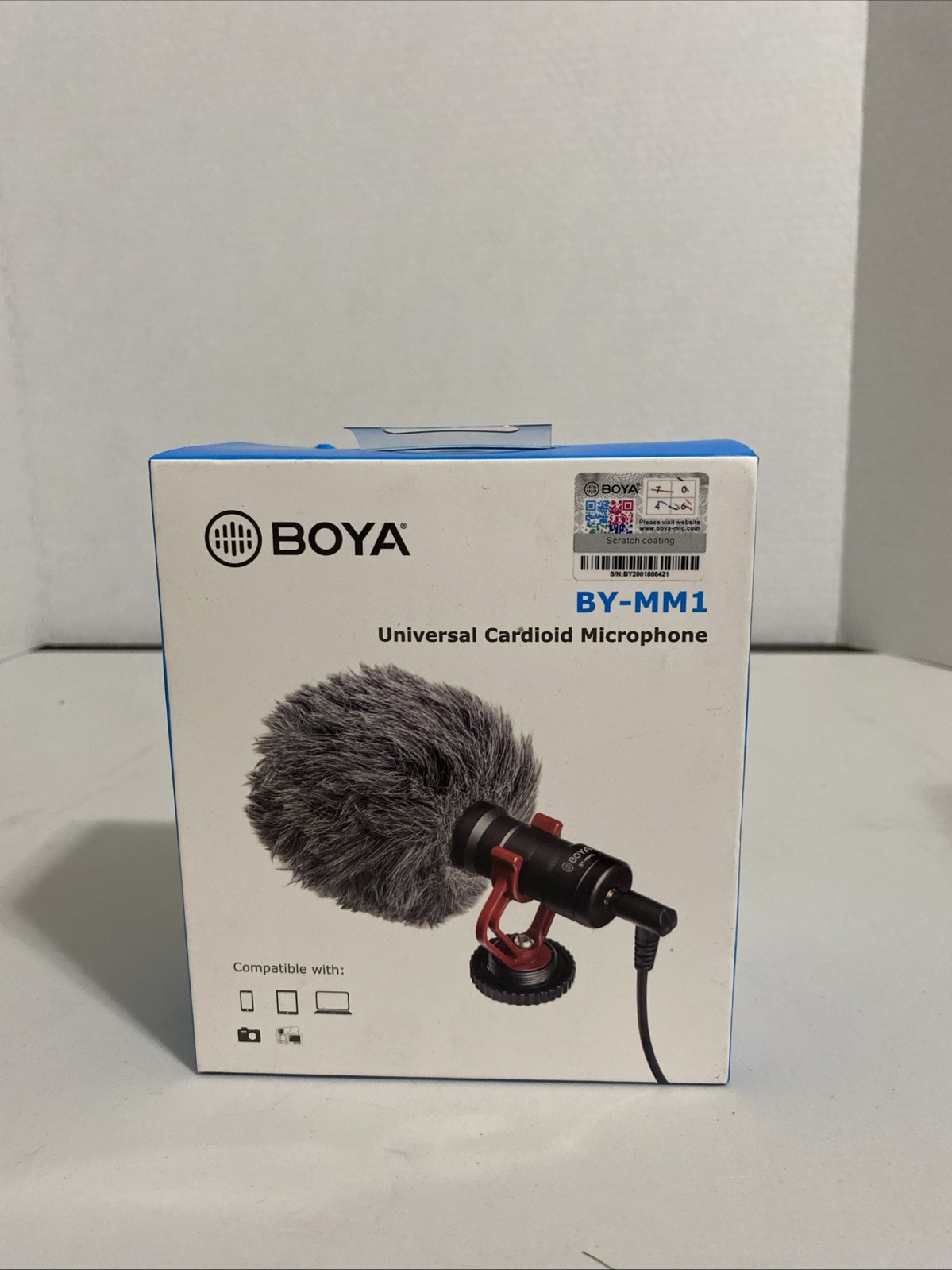 New BOYA BY-MM1 UNIVERSAL Cardioid Shotgun Microphone Nikon Canon DSLR