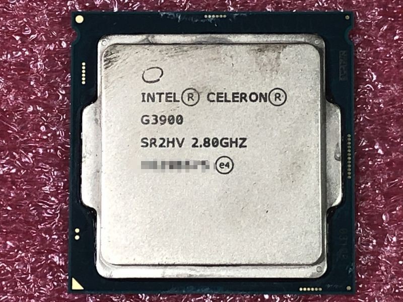 1031 Intel Celeron G3900 SR2HV (2.80GHz/2M/LGA1151) With Warranty 05