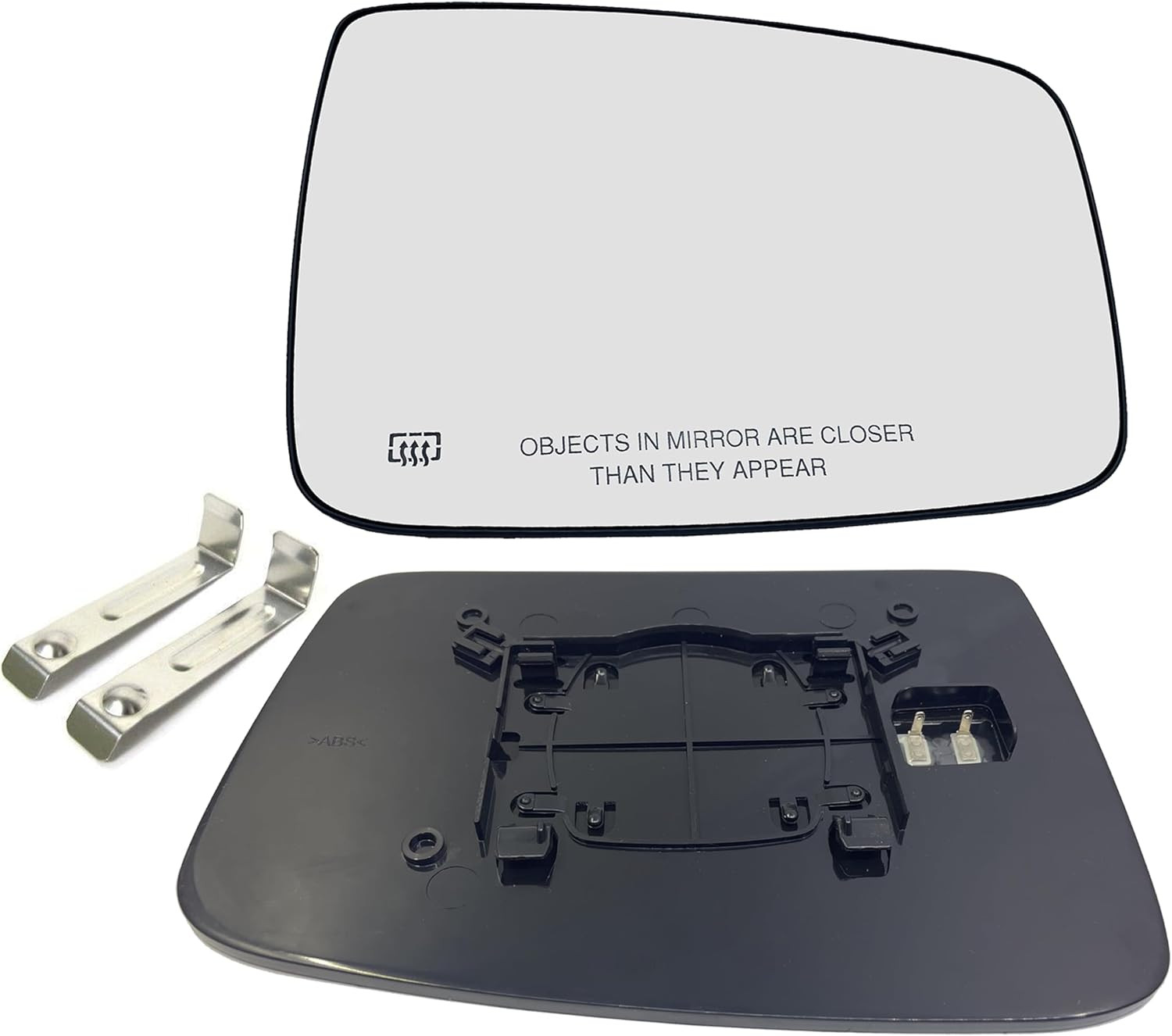 Ram Passenger Right Side Heated Mirror Glass Compatible with 2009-2018 Dodge Ram