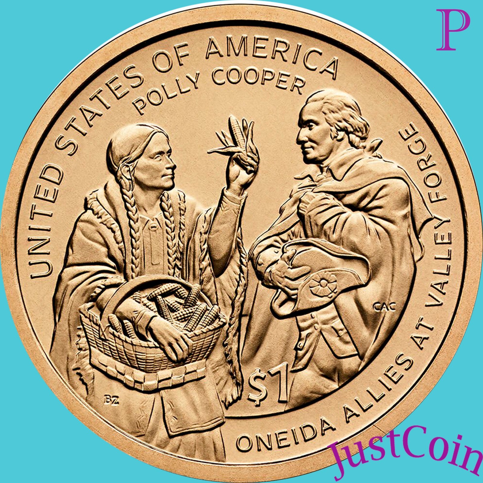 2026-P SACAGAWEA NATIVE AMERICAN ONEIDA VALLEY FORGE UNCIRCULATED DOLLAR