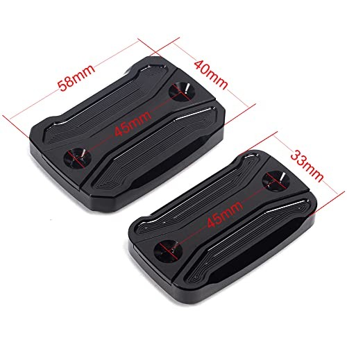 Motorcycle Front Brake Cylinder Fluid Reservoir Cover For Ducati Monster Black