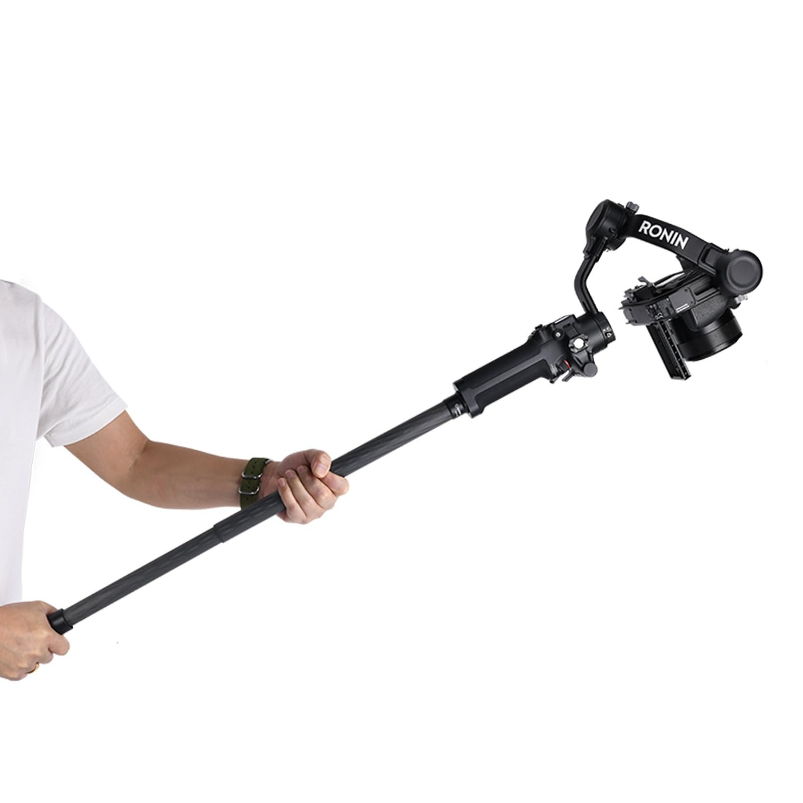 SUNWAYFOTO SEP-26 63cm Gimbal Extension Pole, 26mm Carbon Fiber Tube, 2 Black