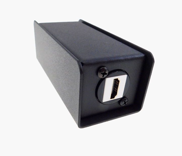 PROCRAFT LY-421 HDMI Feed-Thru D Type Panel Mount Connector BLK w/ WHT