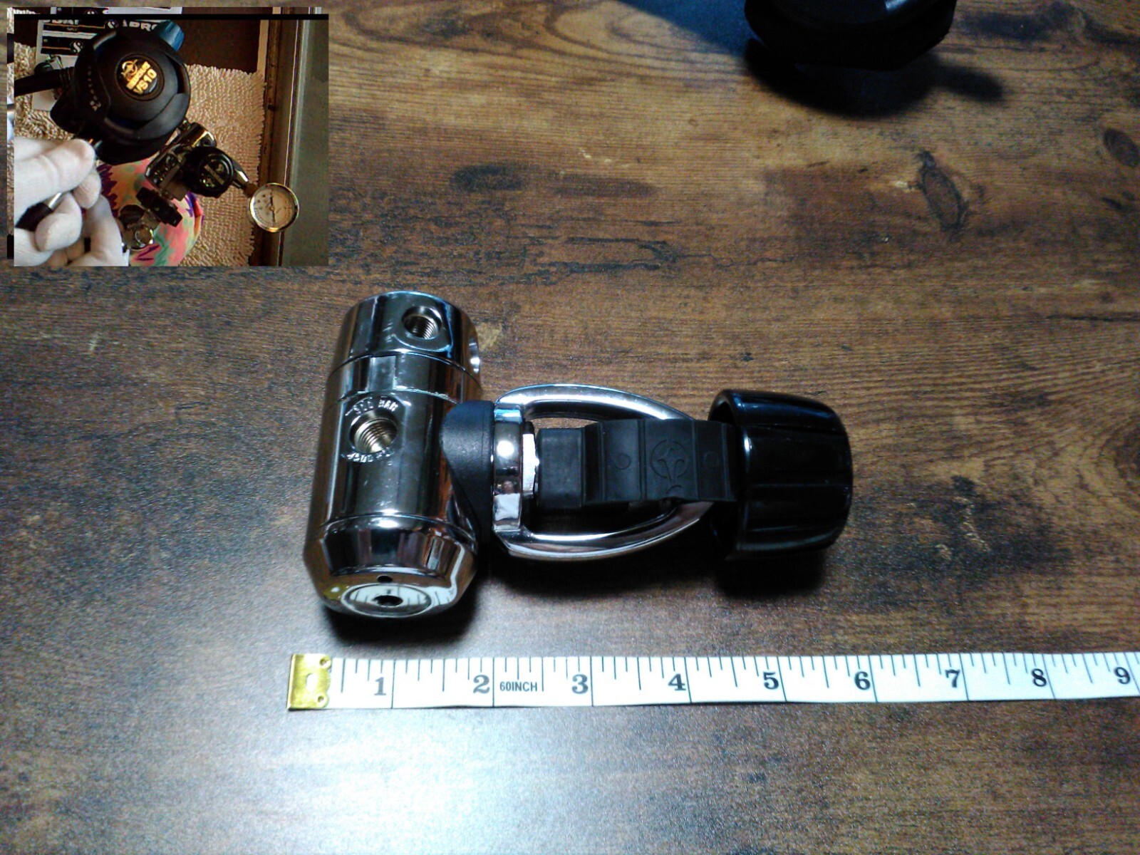BEUCHAT VS-10 ADJUSTABLE / 941372 SCUBA DIVING REGULATOR.