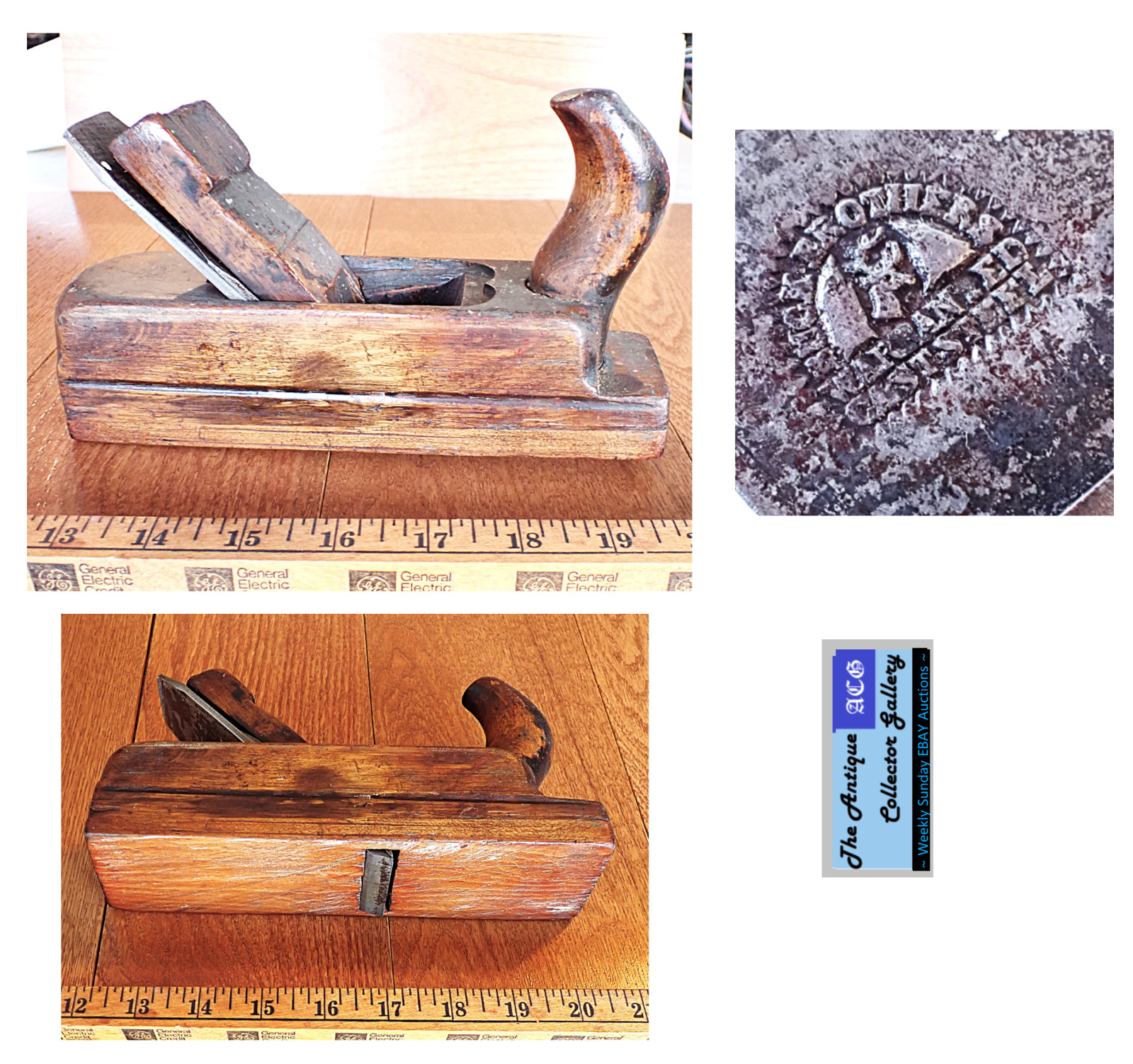 Antique⌛ Buck Brothers Ramshorn Smoothing Plane🪙🪙Buck Frontier Iron