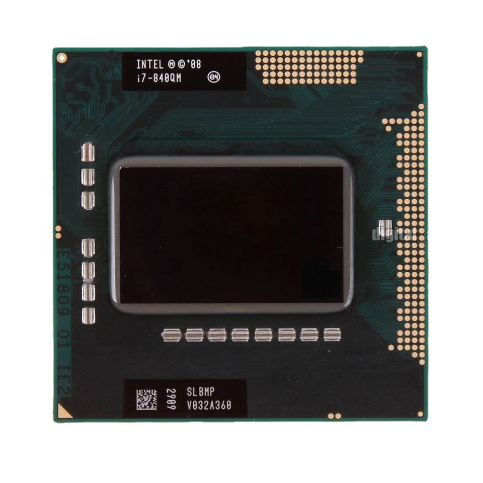 Intel Core i7 840QM CPU 1.86GHz 8M Quad Core SLBMP Socket G1 PGA998 Processor