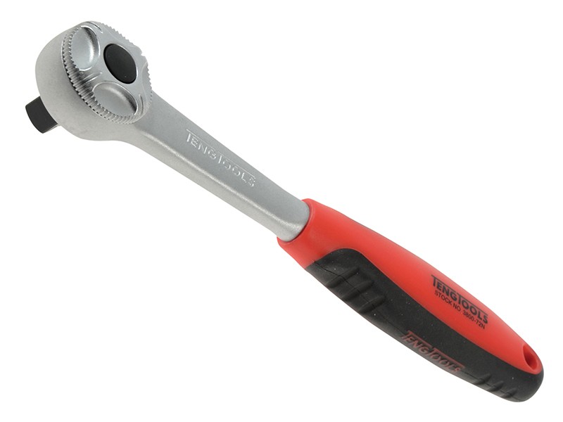 Teng 3/8in Drive Steel Ratchet 72 Teeth Comfort Grip TEN380072N