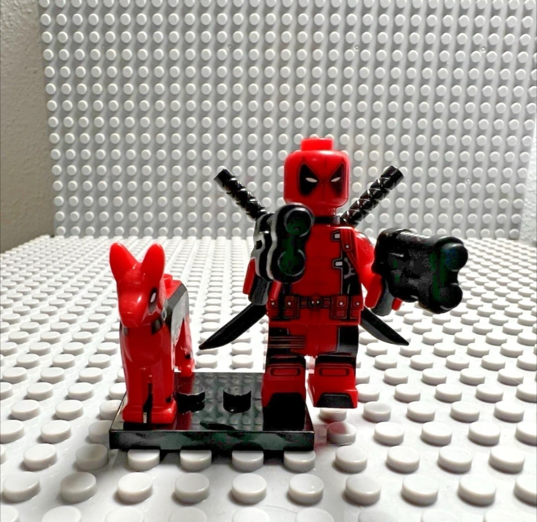 Deadpool & Dogpool Inspired Custom Figures With Accessories