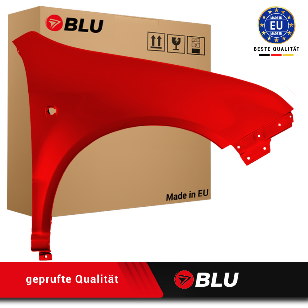 Fender For Skoda Fabia I 1 6Y 8151 Right Red 1997-2007 Front Painted New