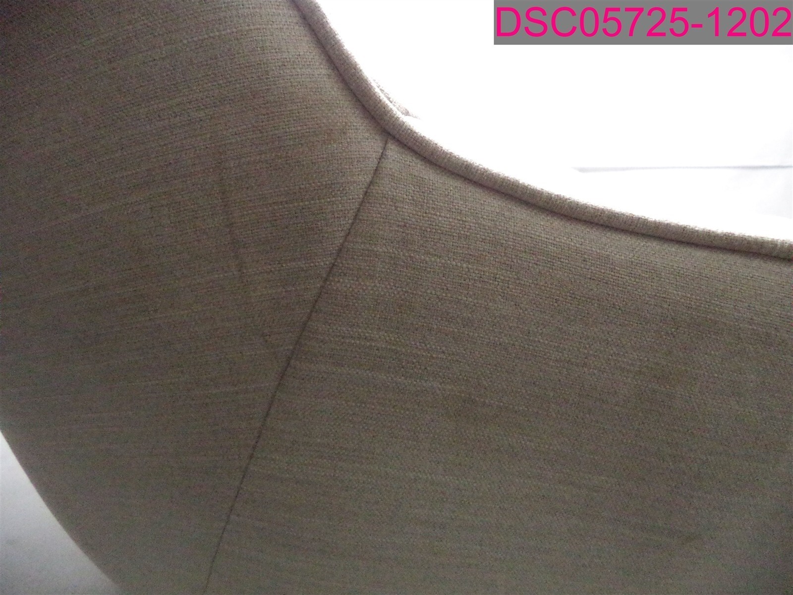 Small Stains-No Legs-Modern Fabric Arm Chair Beige 25"T x 28.5"W x 34"W