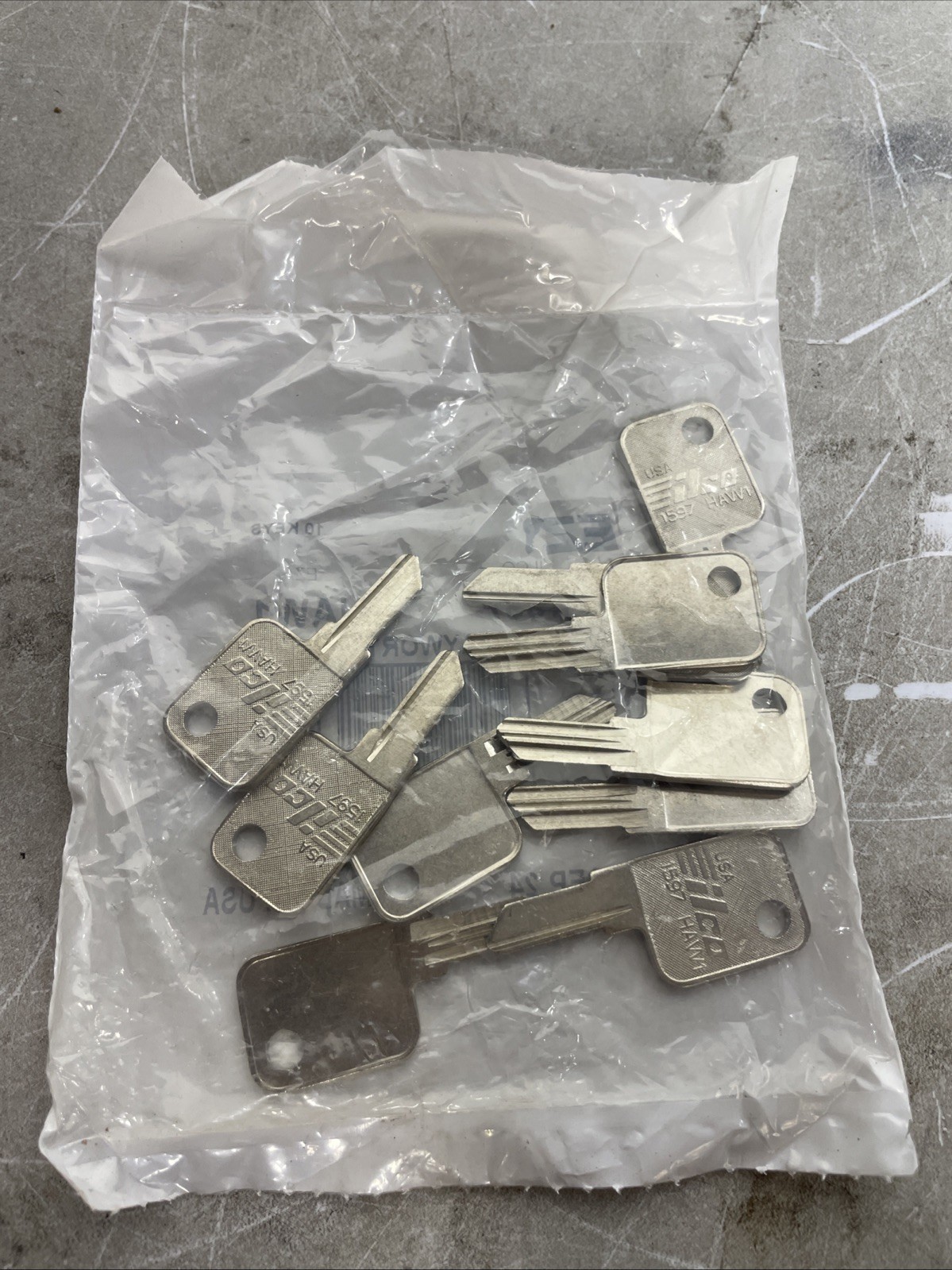 Kaba Ilco 1597-Haw1 Key Blank,Brass,Hayworth Lock,Pk10