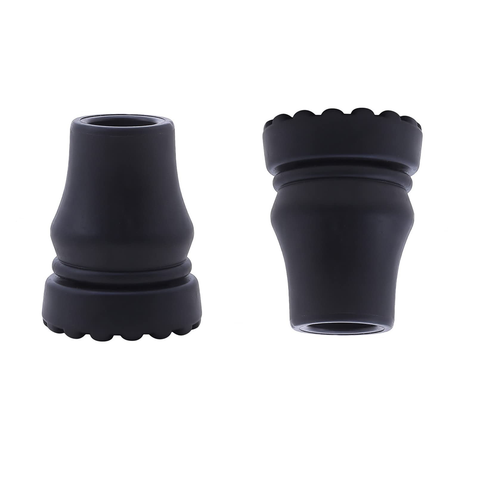 Rubber Cane Tips 7/8 Inch Heavy Duty Replacement Non Slip Walking Stick Feet 2pk