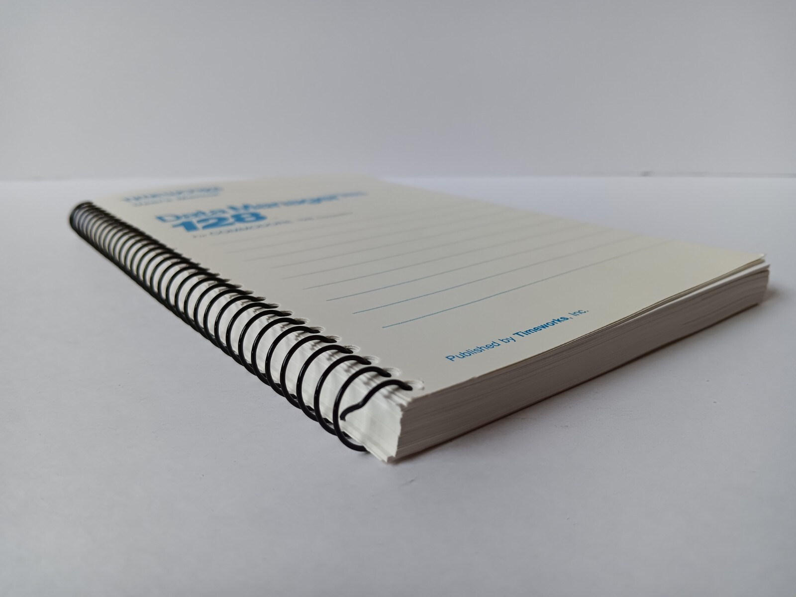 Time Works Users Manual Data Manager 128 W/Report Writer Commodore 128 Computers