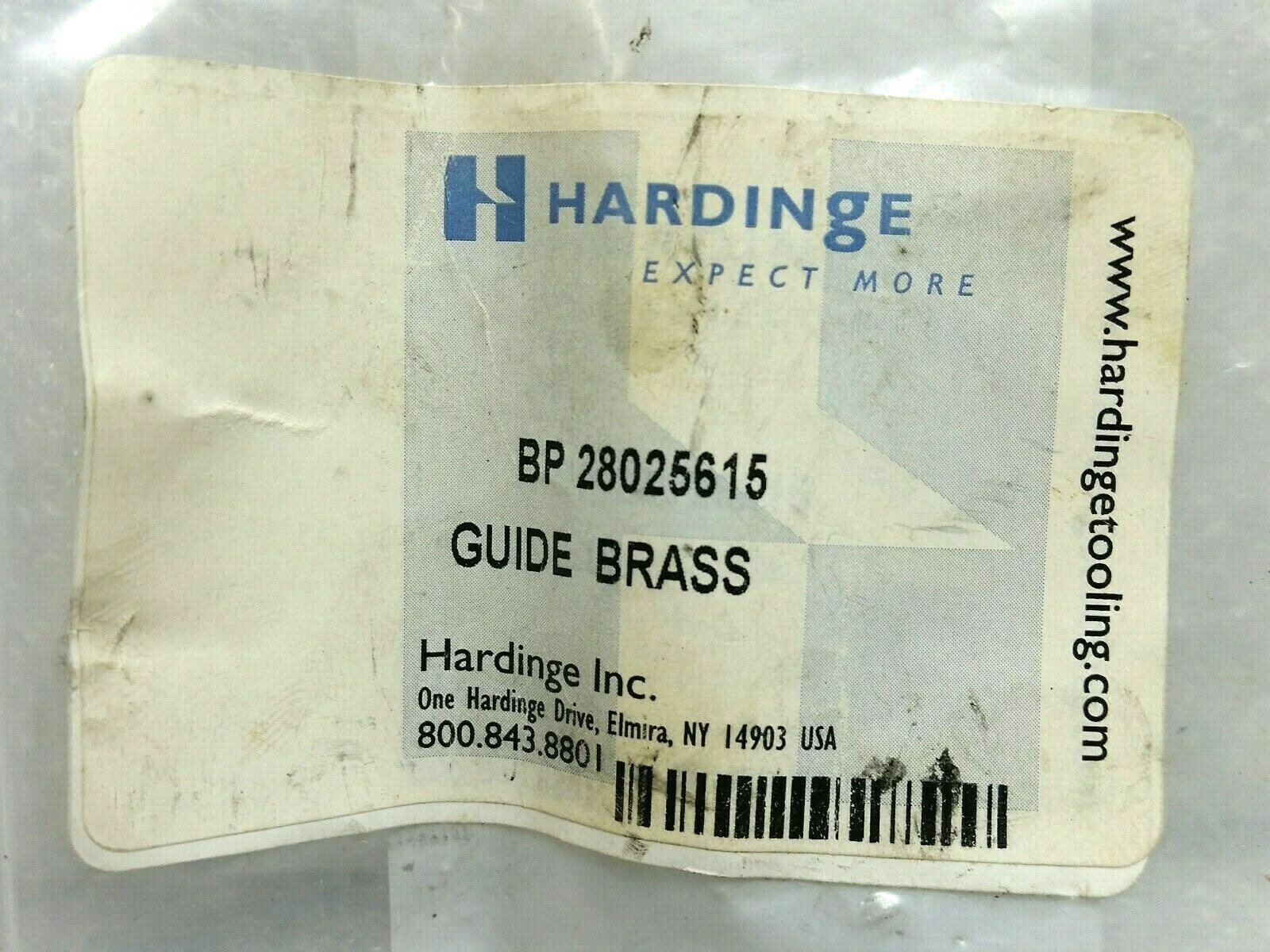 HARDINGE Guide Brass BP 28025615 - Replacement Industrial Brass Guide Part