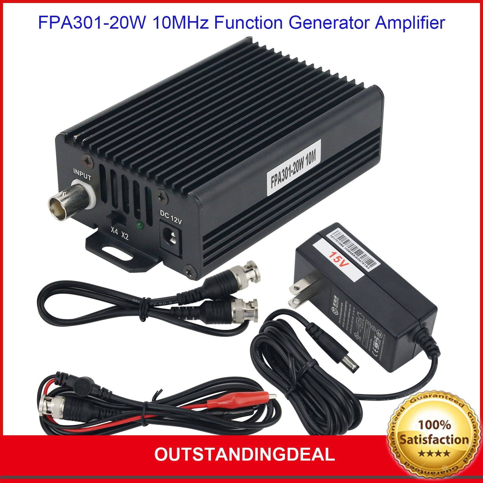 FPA301-20W 10MHz Function Generator Amplifier Arbitrary Waveform Signal Amp ot25