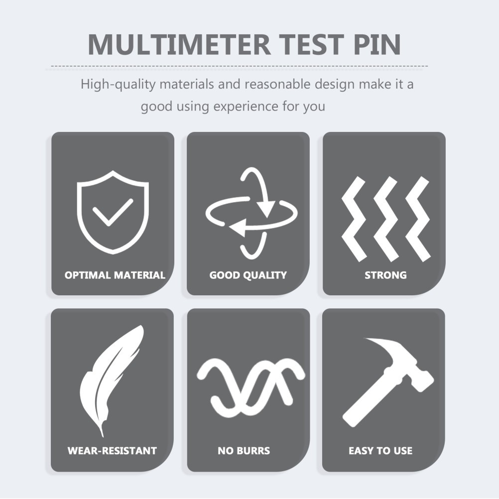 30 Pcs Multimeter Test Needles Electrical Test Probe Replacement Tester Needle