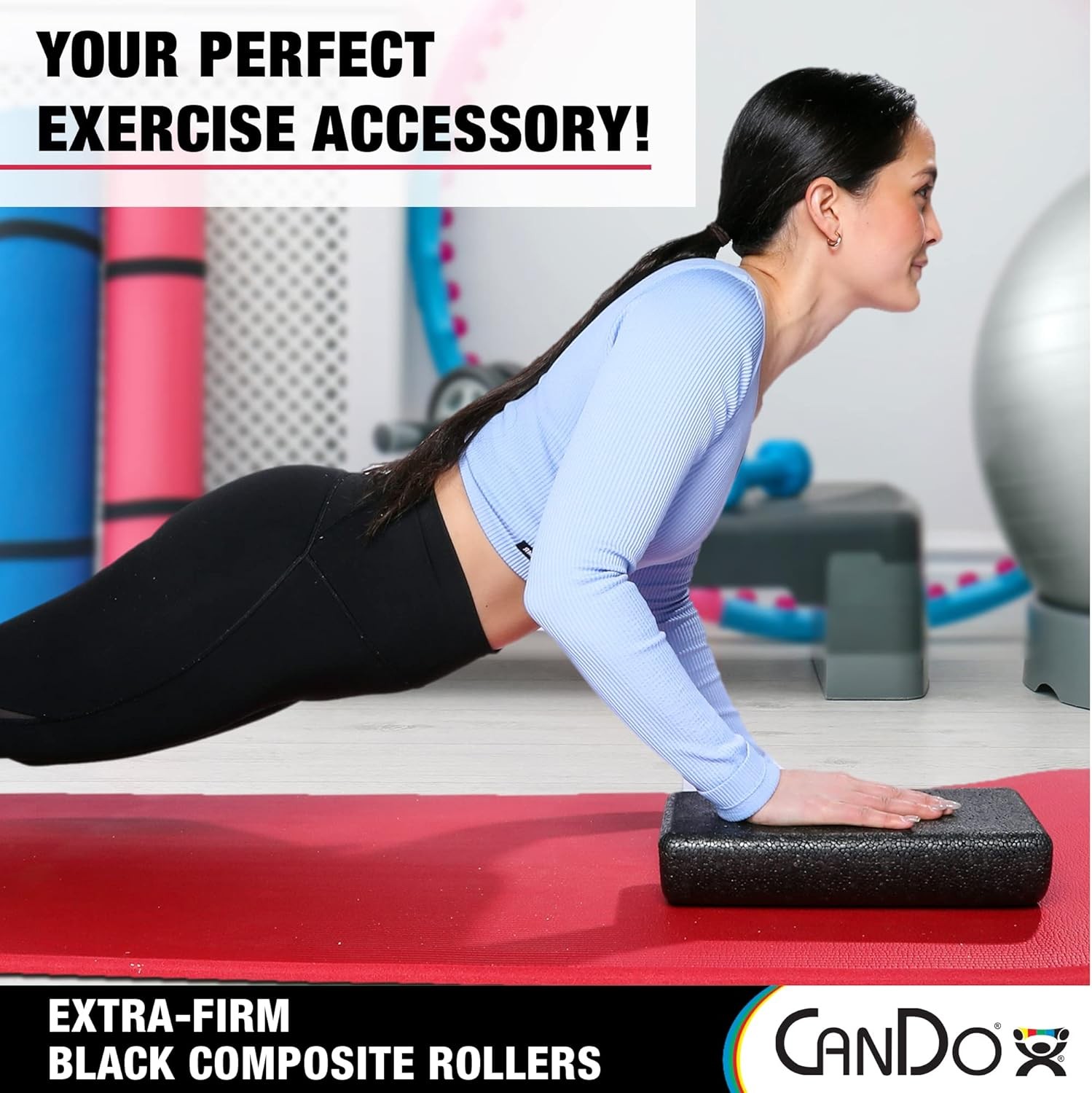 High-Density Black Half Roller