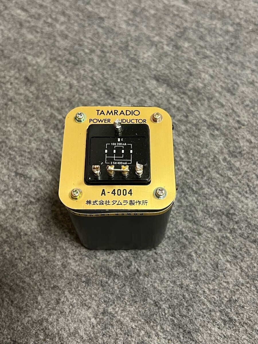 TAMURA A-4004 Chock Transformer Rare, tested, works well, in good condition F/S