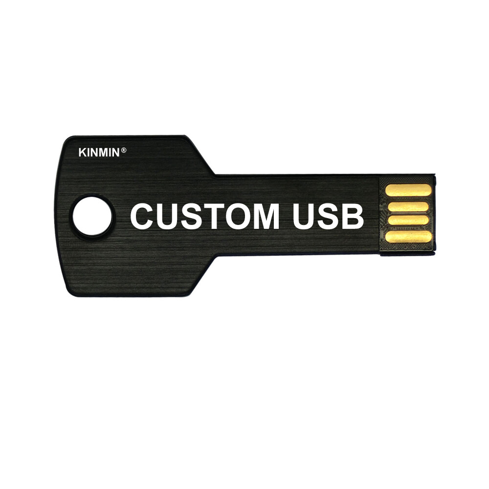 Lot 50 Custom Key Shaped USB Flash Drives Customized with Logo Promotional Gifts
