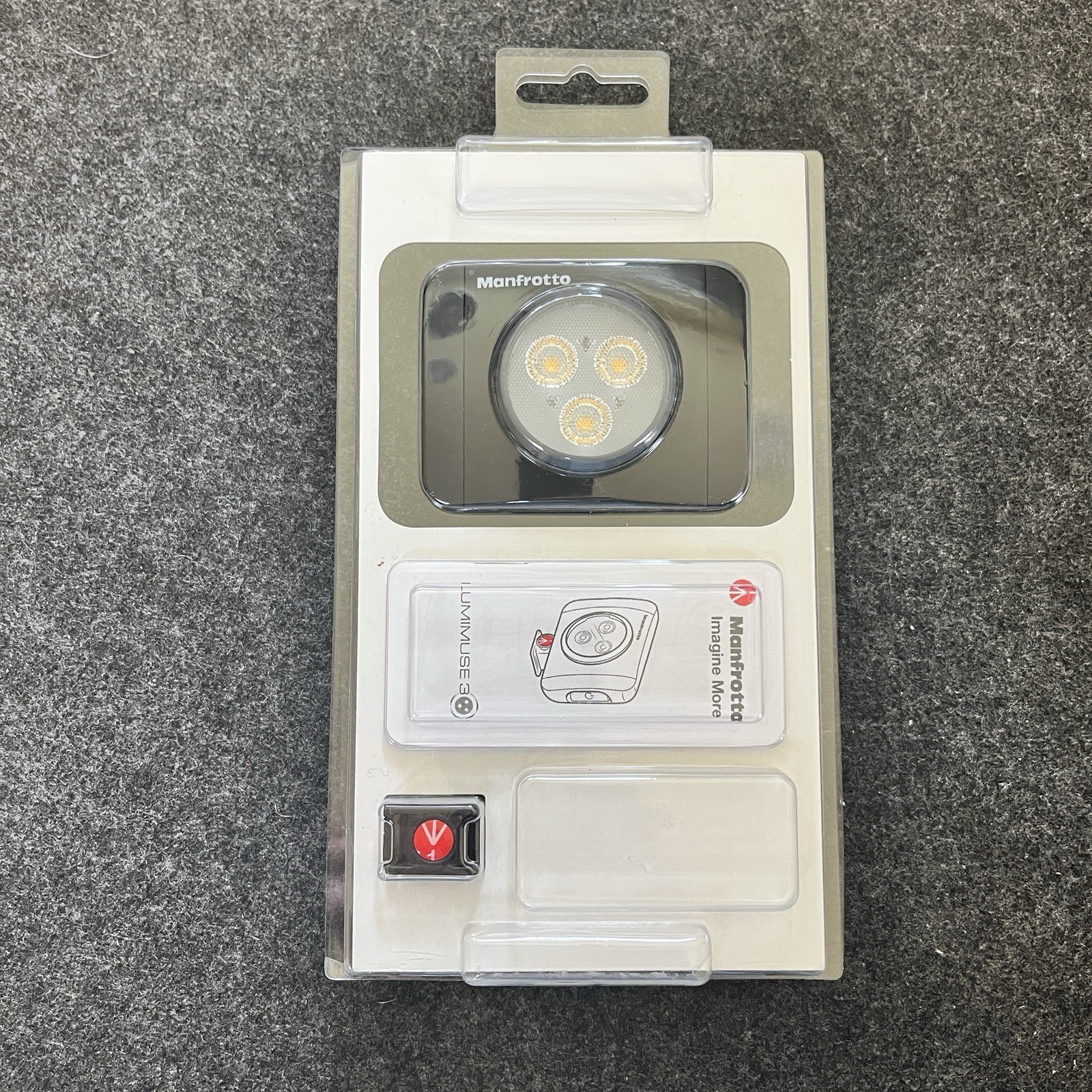 Manfrotto LUMIMUSE 3 LED Camera Light and Accessories open box