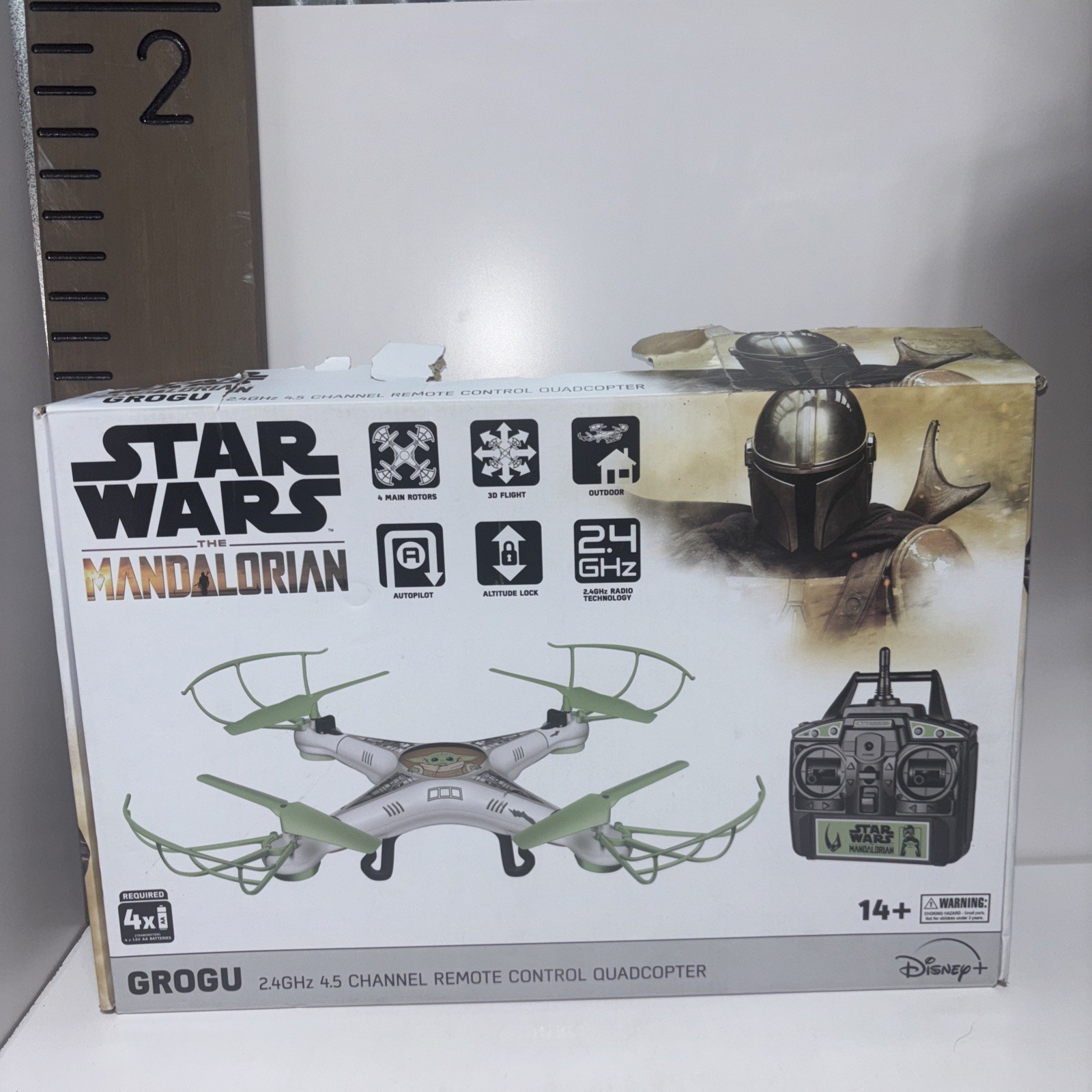 Star Wars The Mandalorian Grogu Baby Yoda 2.4GHz 4.5CH RC Quadcopter Drone