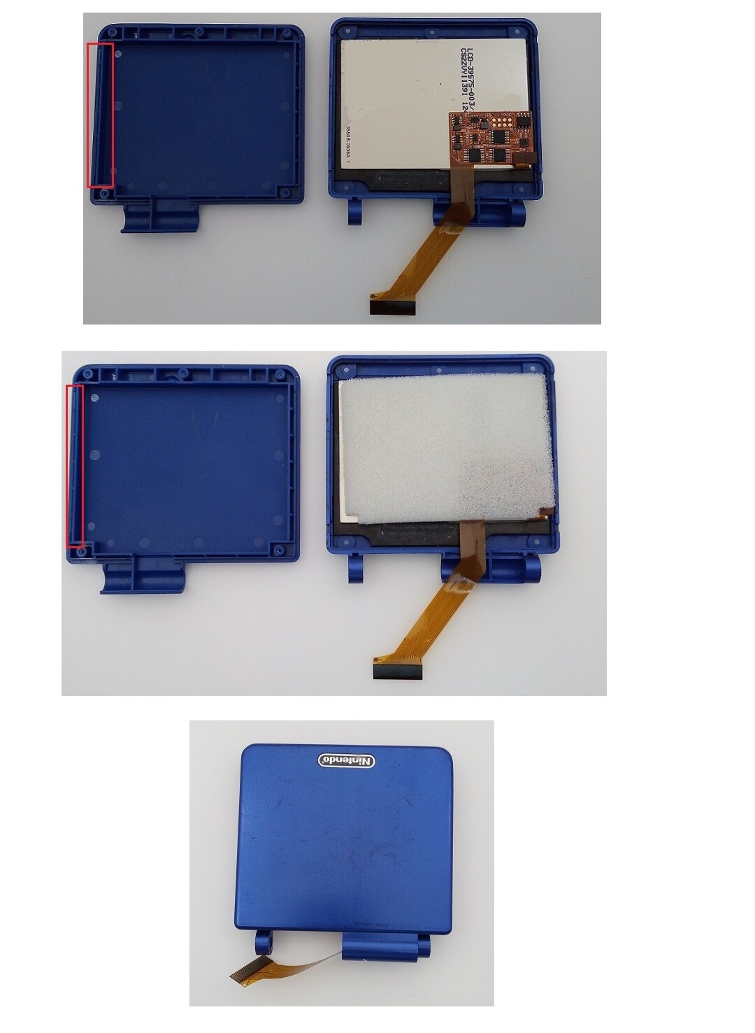 Game Boy Advance SP AGS 101 Backlight LCD Mod Kit For 001 & 101