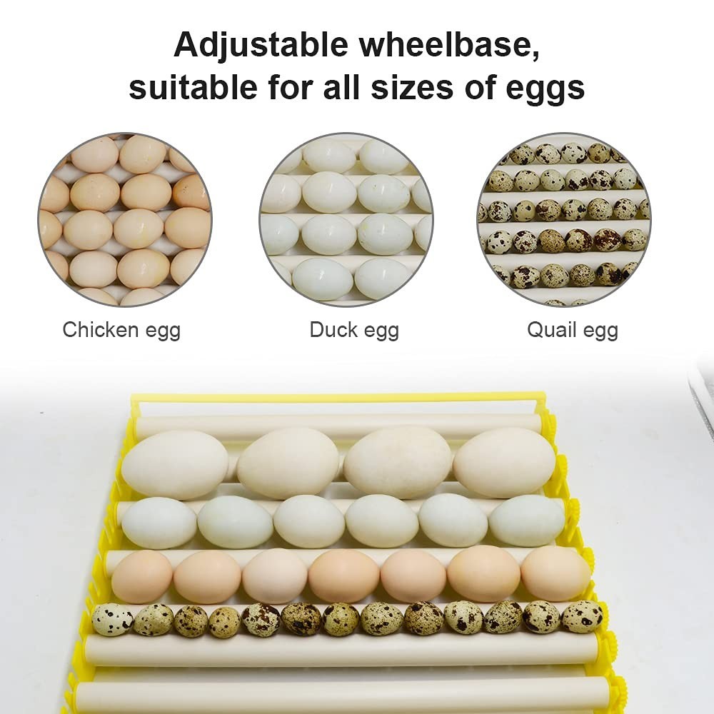 HBtree Automatic Multifunction Incubator Egg Tray Turning Hatcher for Chicken...