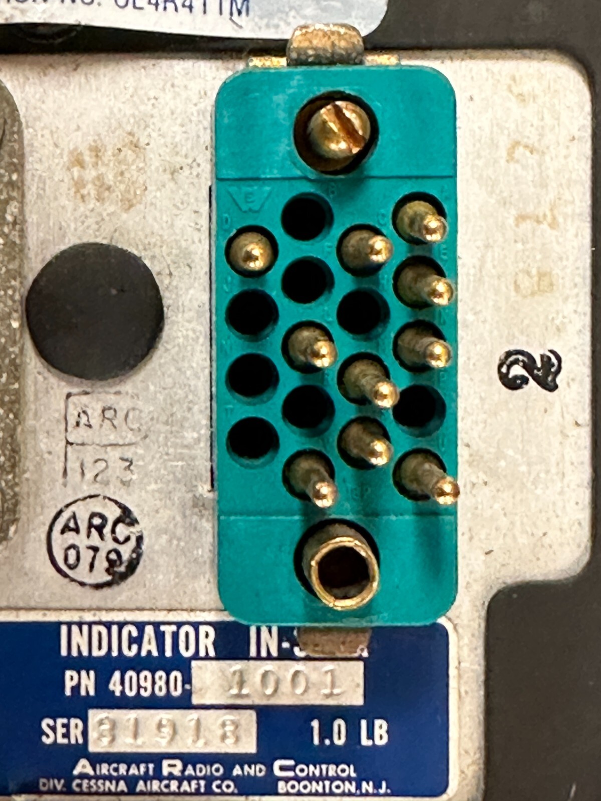 ADF Indicator P/N 40980-1001 As Removed