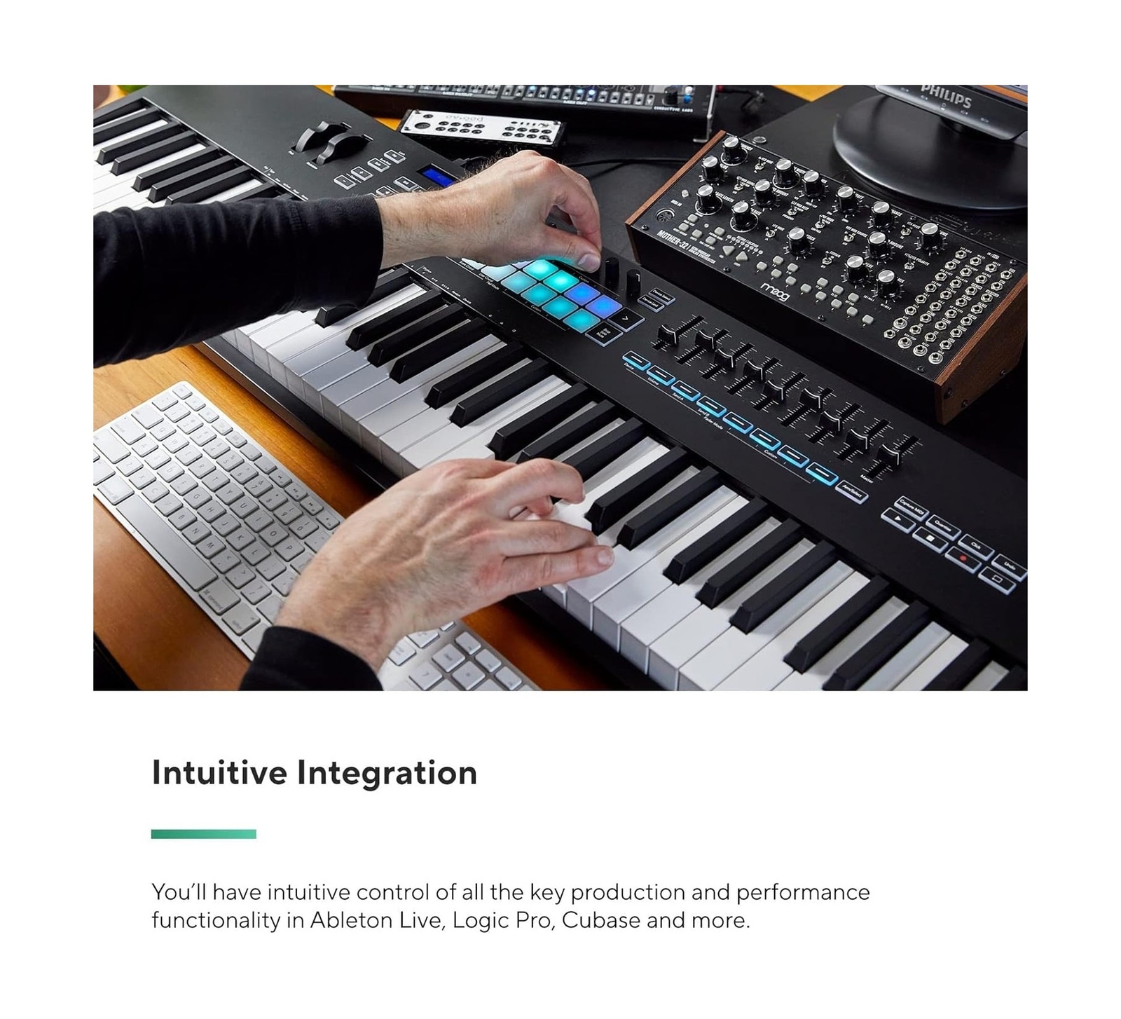 Novation Launchkey 88 [MK3] - premium 88-note MIDI keyboard for expressive mu...