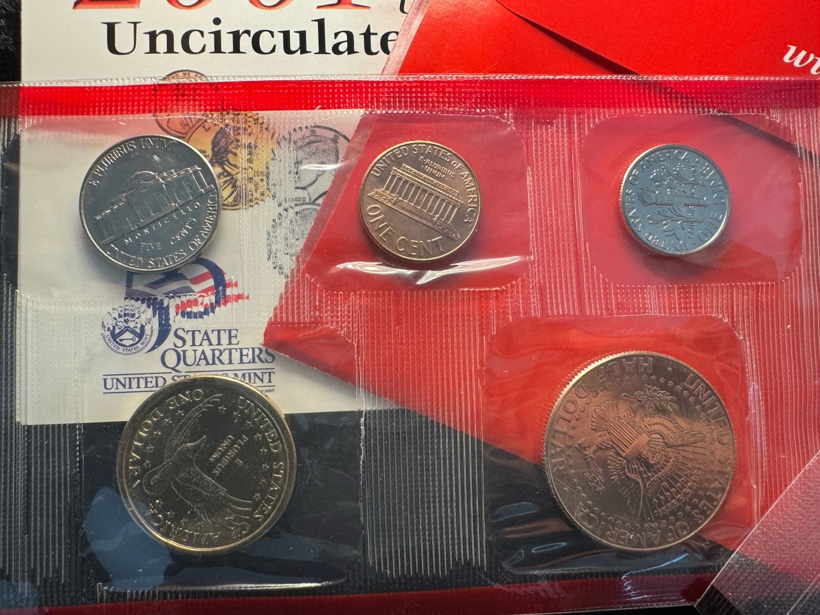 2001 U.S. Mint Set Denver Clean Original Envelope Complete w/ COA