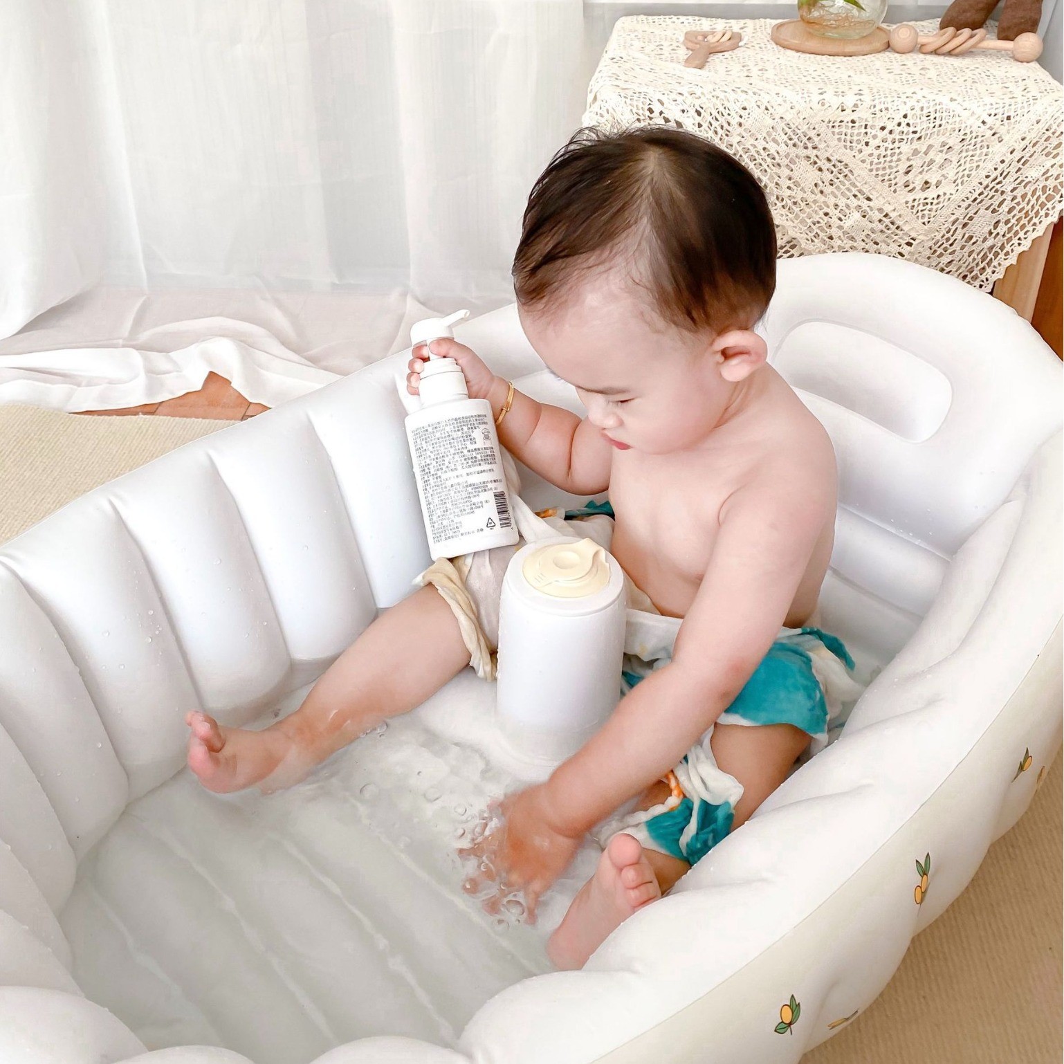 35*26*5cm Tiger bathtub