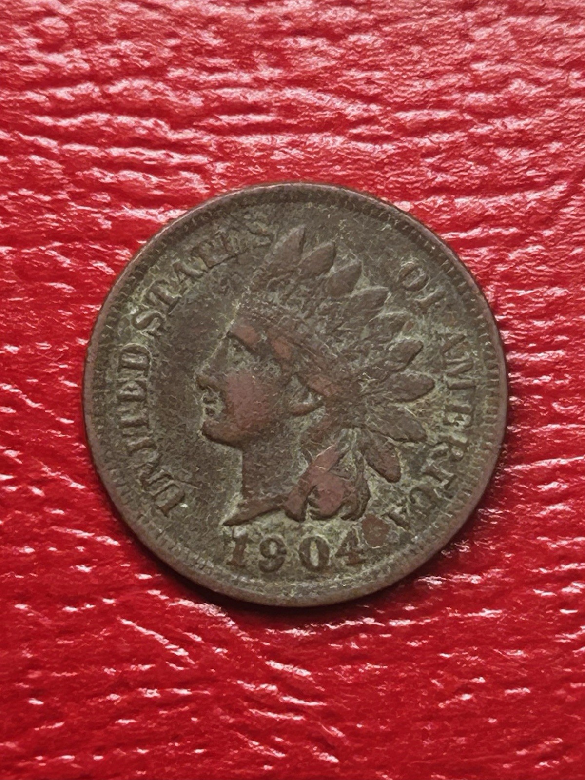 1904 Indian Head Cent Very/Extremely Fine Condition Exact Coin Imaged #N15