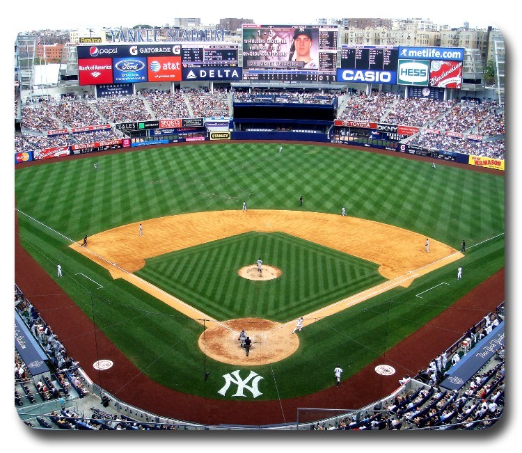 Yankee Stadium in New York - Mouse Pad / PC Mousepad - Baseball Sports Fan Gift