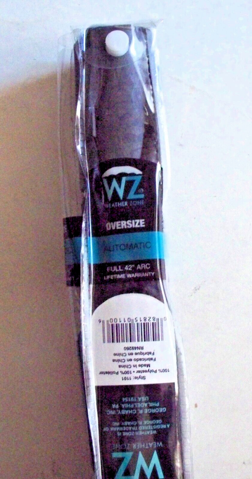 Weather Station - 42" ARC Automatic opening umbrella windproof frame Black