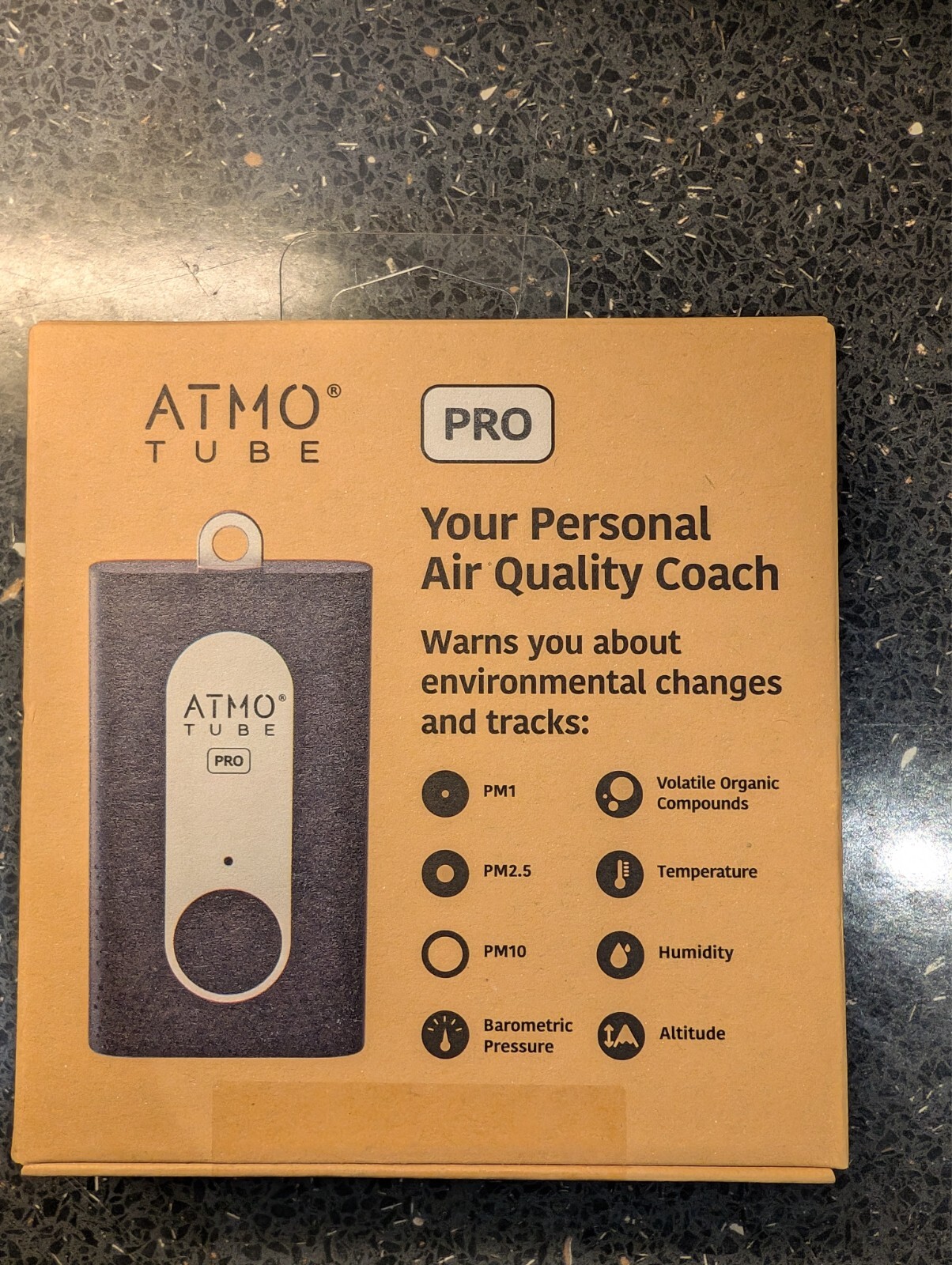 Atmotube Pro Portable Air Quality Monitor - In Hand Opened - never used -Miner