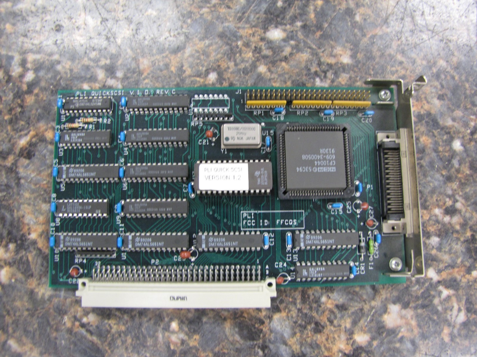 PLI QUICKSCSI V.I.O. REV C SCSI NuBus HD Interface for Apple Macintosh -Working