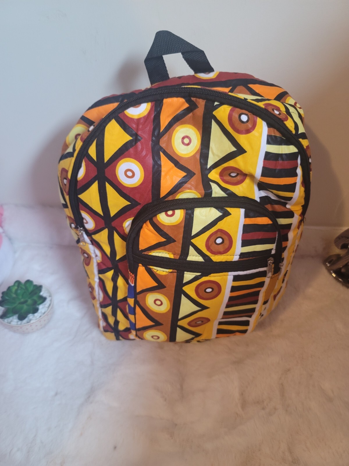 African Print Bag Pack