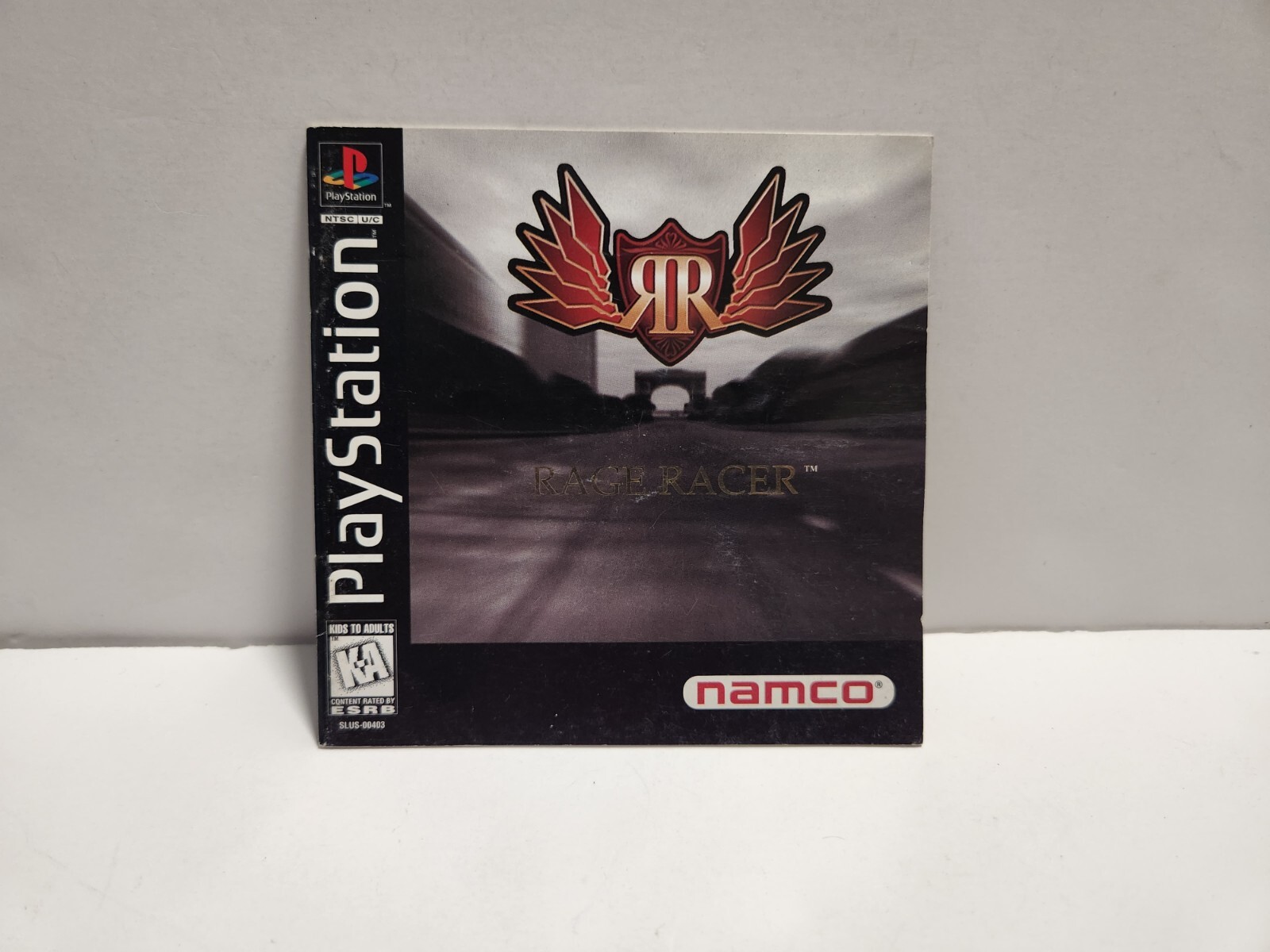 Rage Racer (Sony Playstation 1) PS1 Original Manual Only